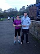 0422 Sarah Harper John Shanks with trophies Leeds Race Series 2013.jpg